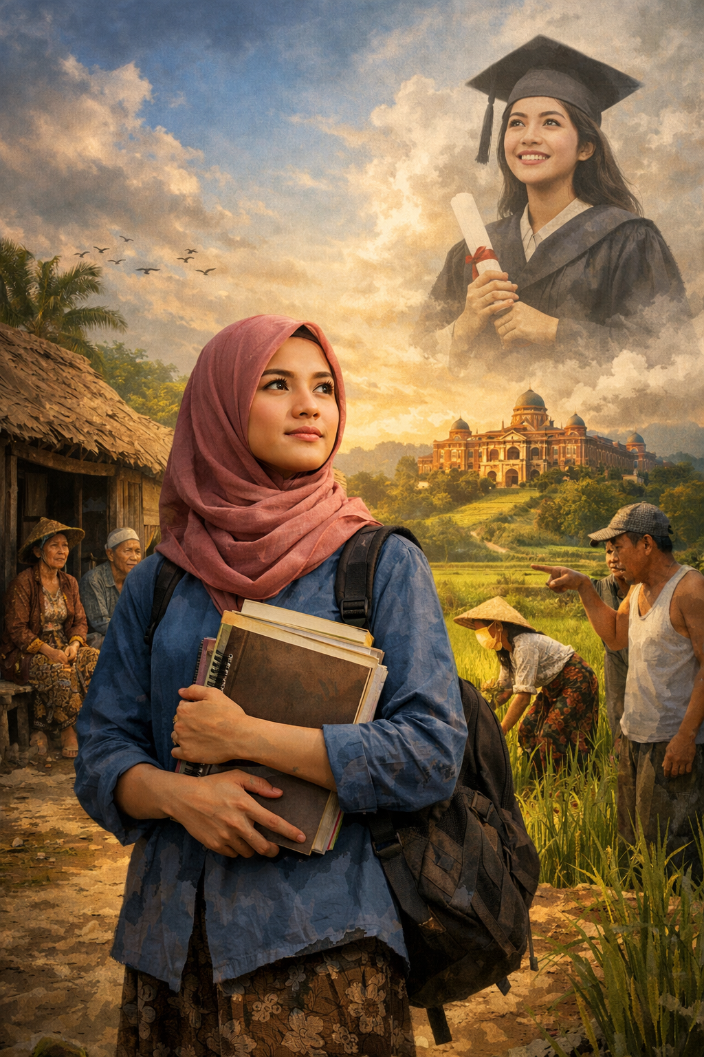 Perempuan Desa Melawan Stigma Patriarki Demi Mewujudkan Mimpi Pendidikan Tinggi